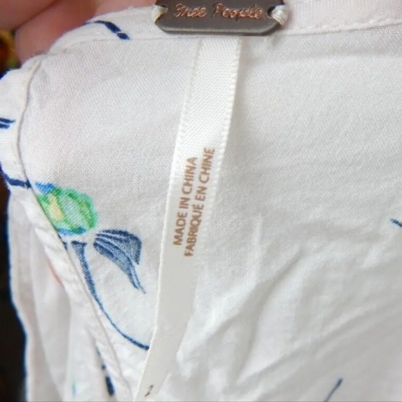 Free People Pink Floral Mini Dress - Picture 3 of 4